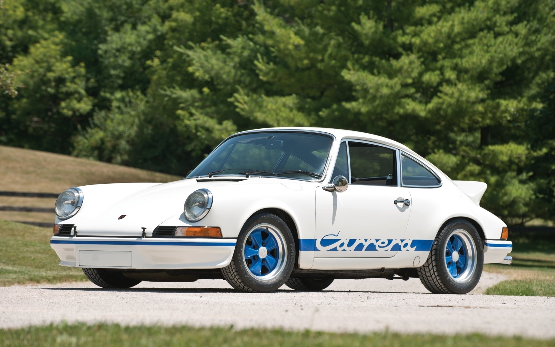 911 carrera rs coupé 1972 porsche carerra coupé.delantero superdeportivo blanco