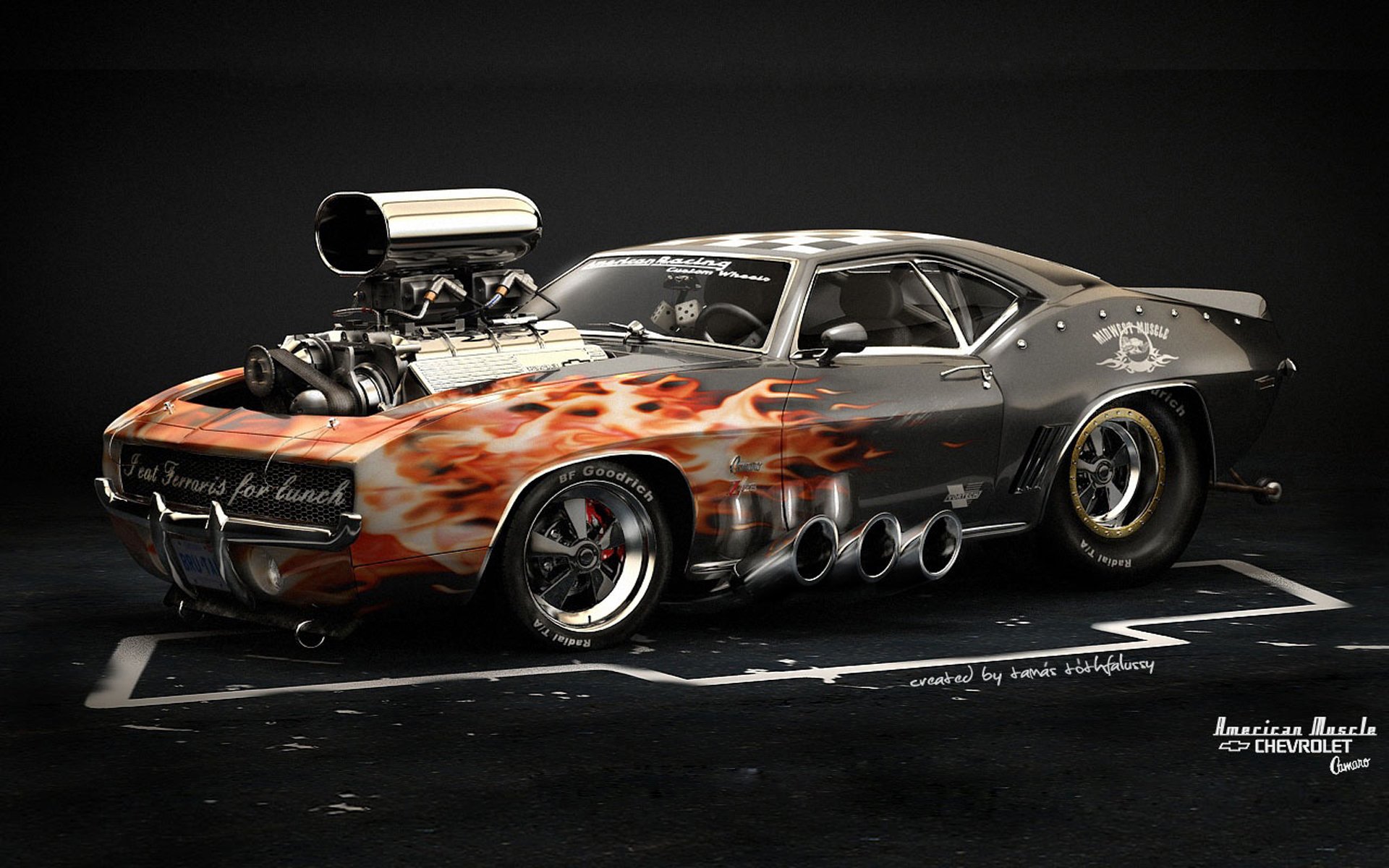 chevrolet camaro 1969 muscle américain hot rod voiture