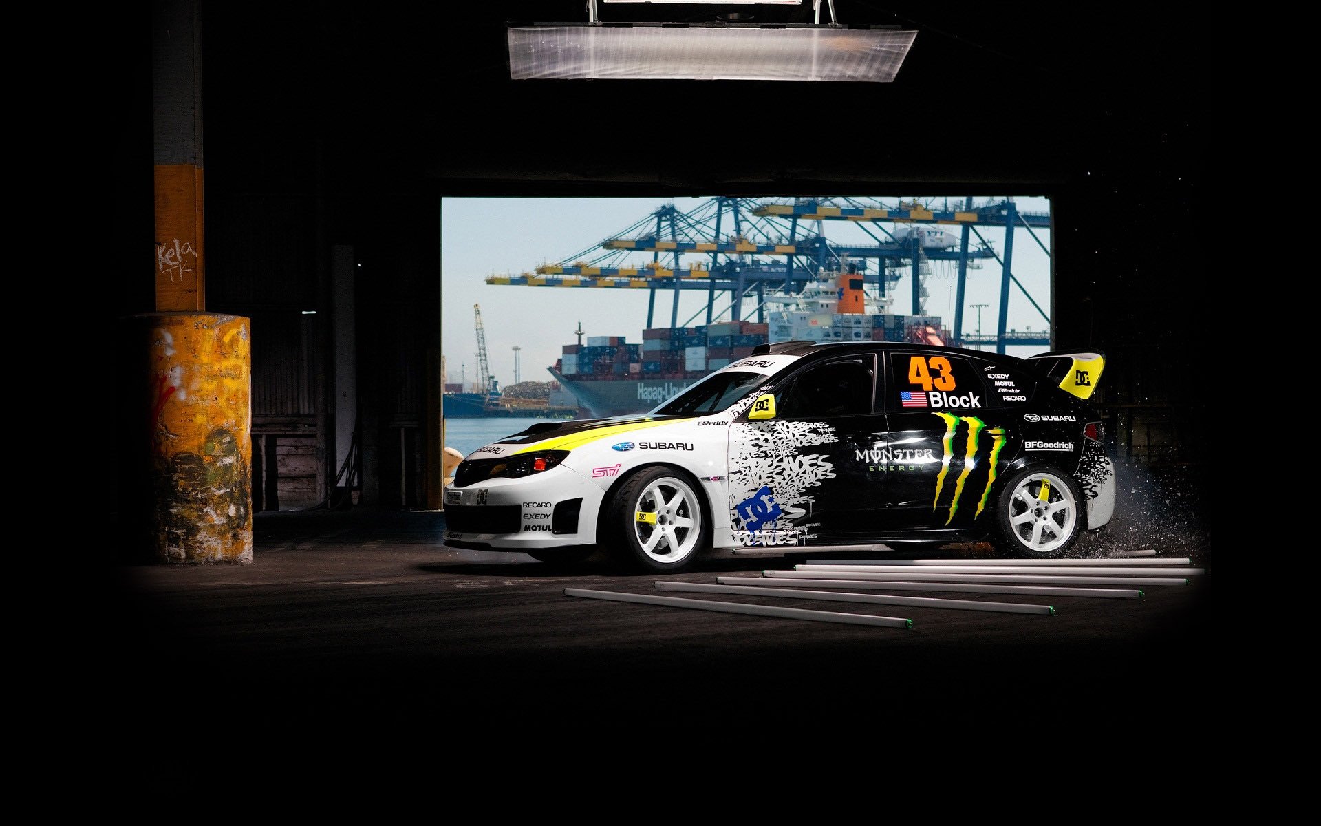 ubaru impreza wrx sti ken block subaru impreza gymkhana gymkhana skid deriva sfondo