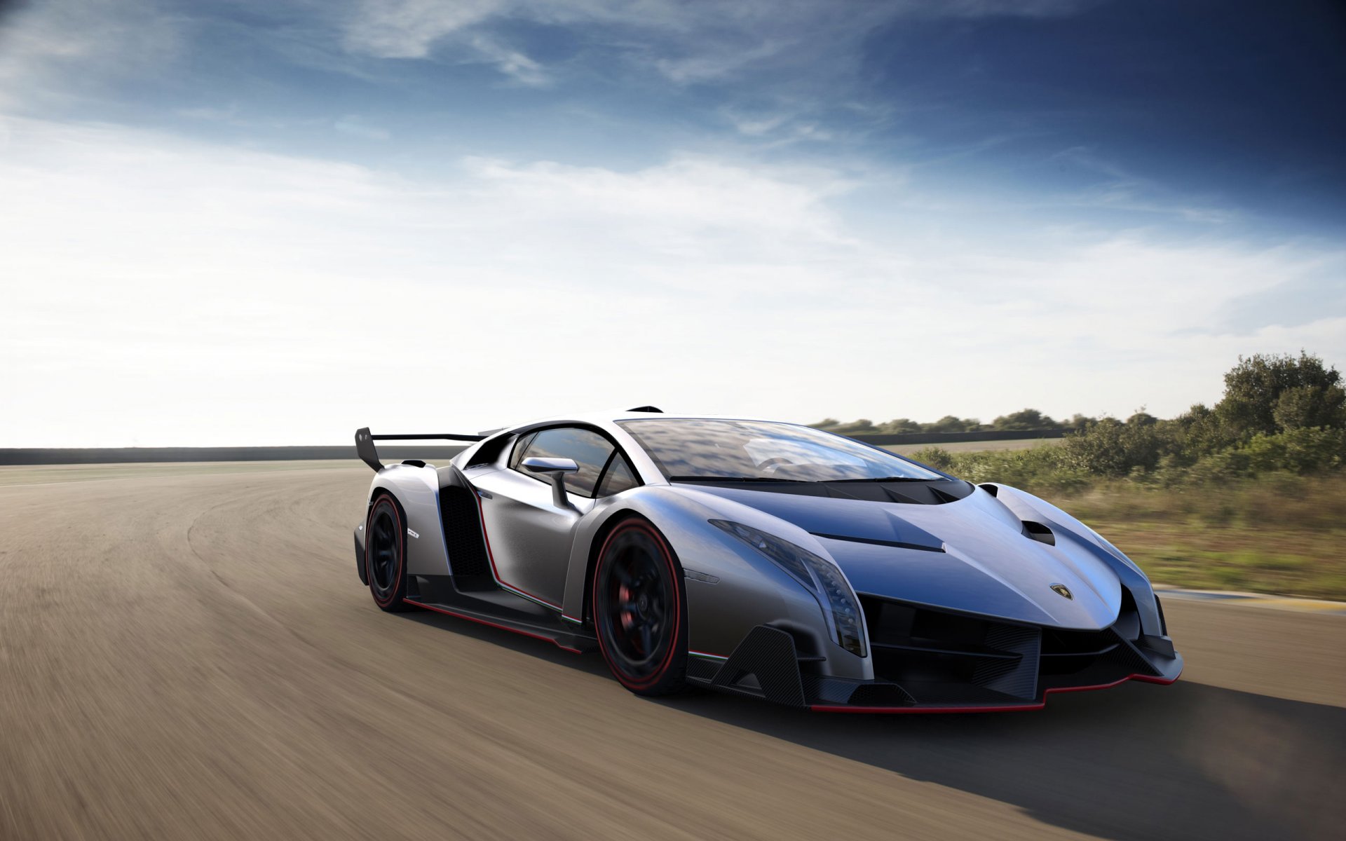 lamborghini veneno автомобиль суперкап машина небо передок колеса