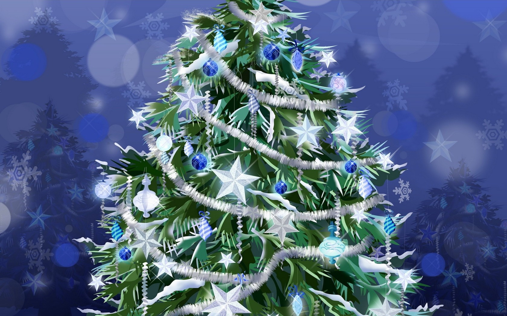 albero di natale nuovo anno vettoriale decorazione