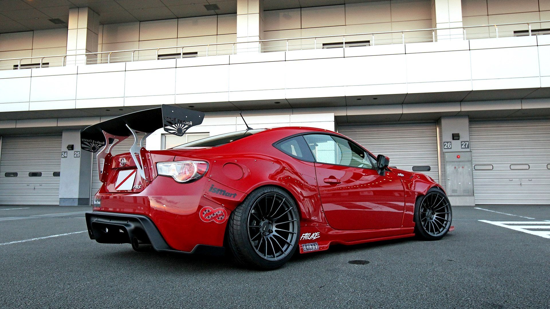 voiture papier peint scion fr-s fusée lapin rouge tuning voiture de sport papier peint scion fr-s voiture rouge