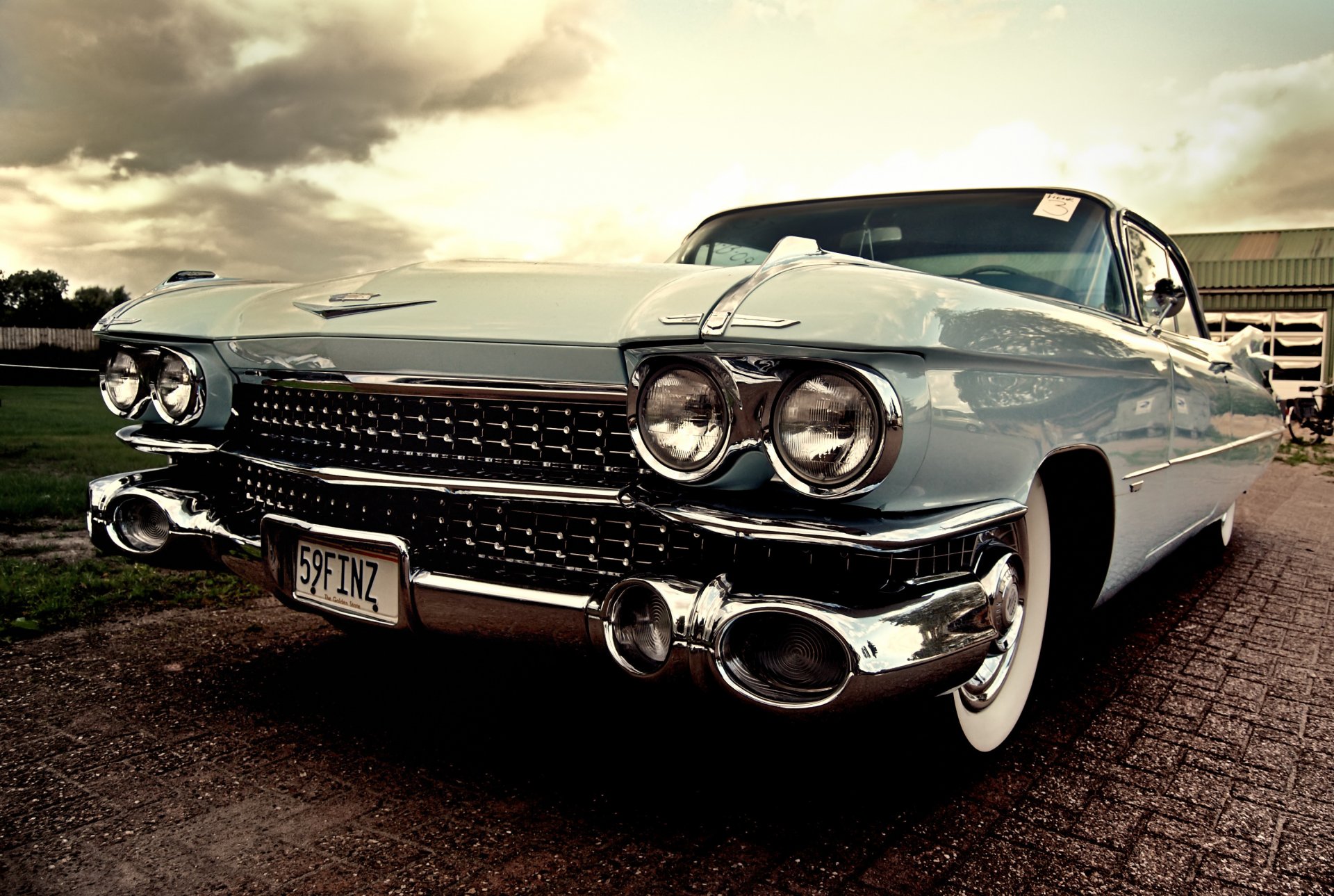 cadillac eldorado 1959 himmelfarben maschine