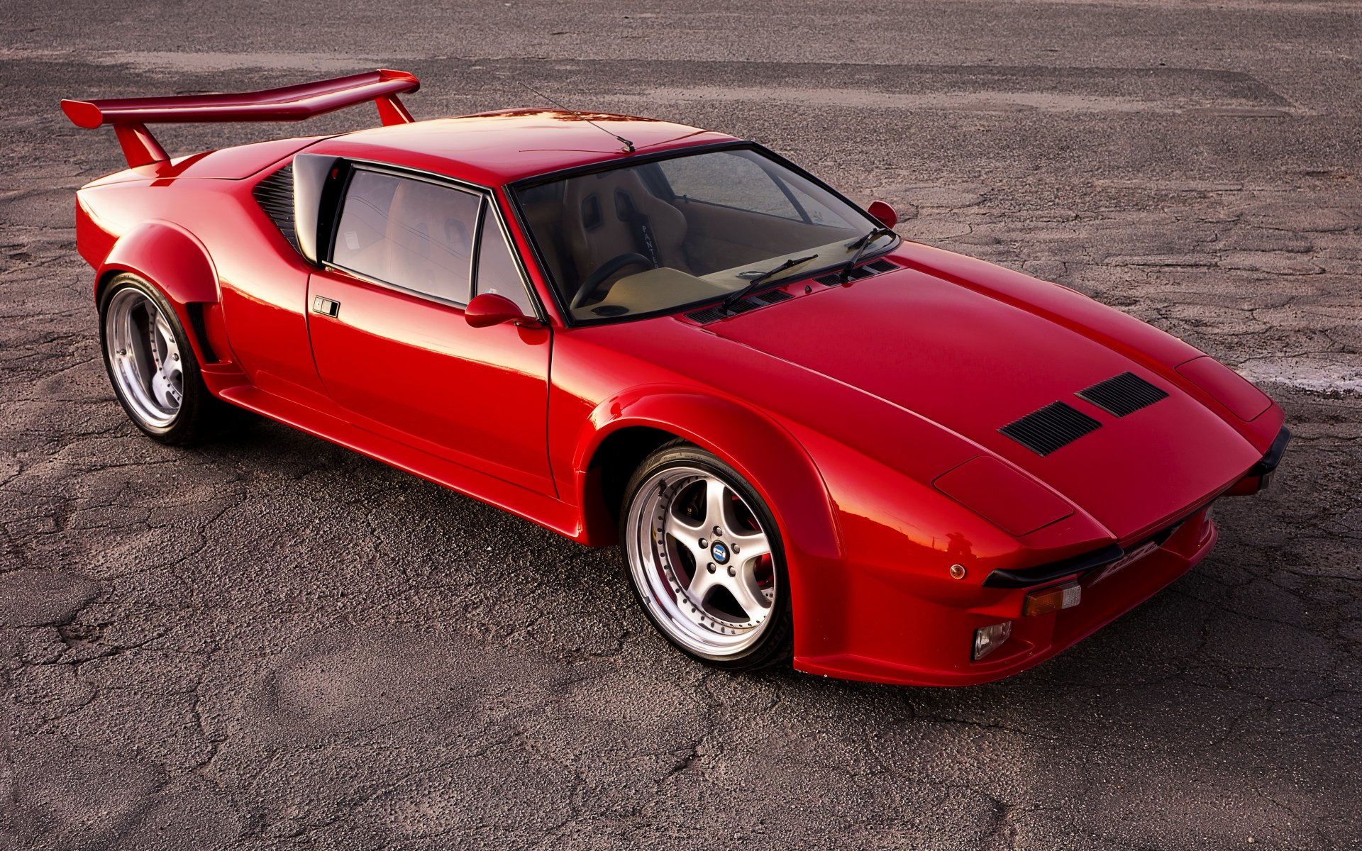 de tomaso pantera красные автомобиль авто суперкар