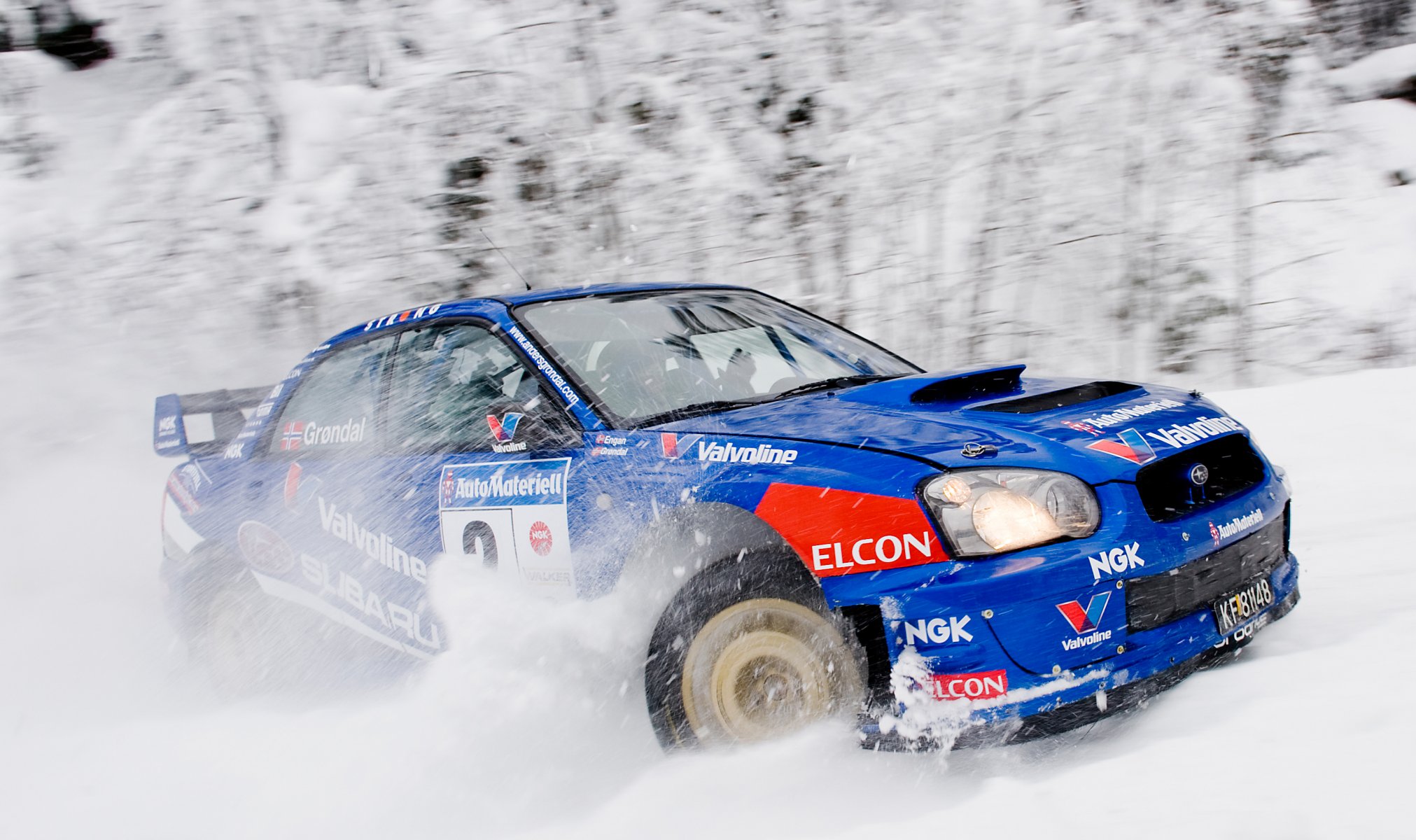 ubaru impreza wrx auto wrc rally azul nieve invierno deporte carrera coche subaru