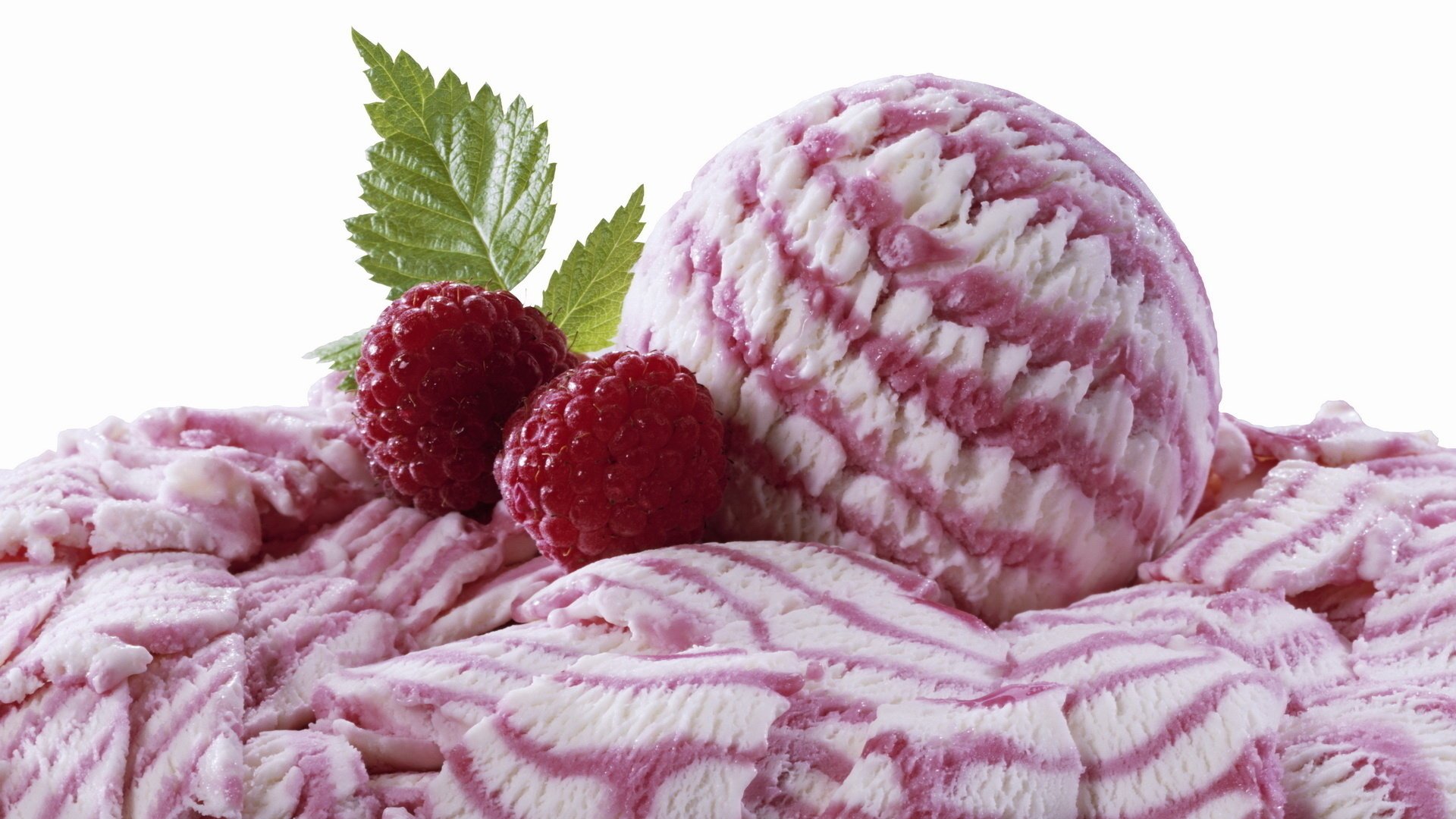 raspberry macro ice cream delicious berries food