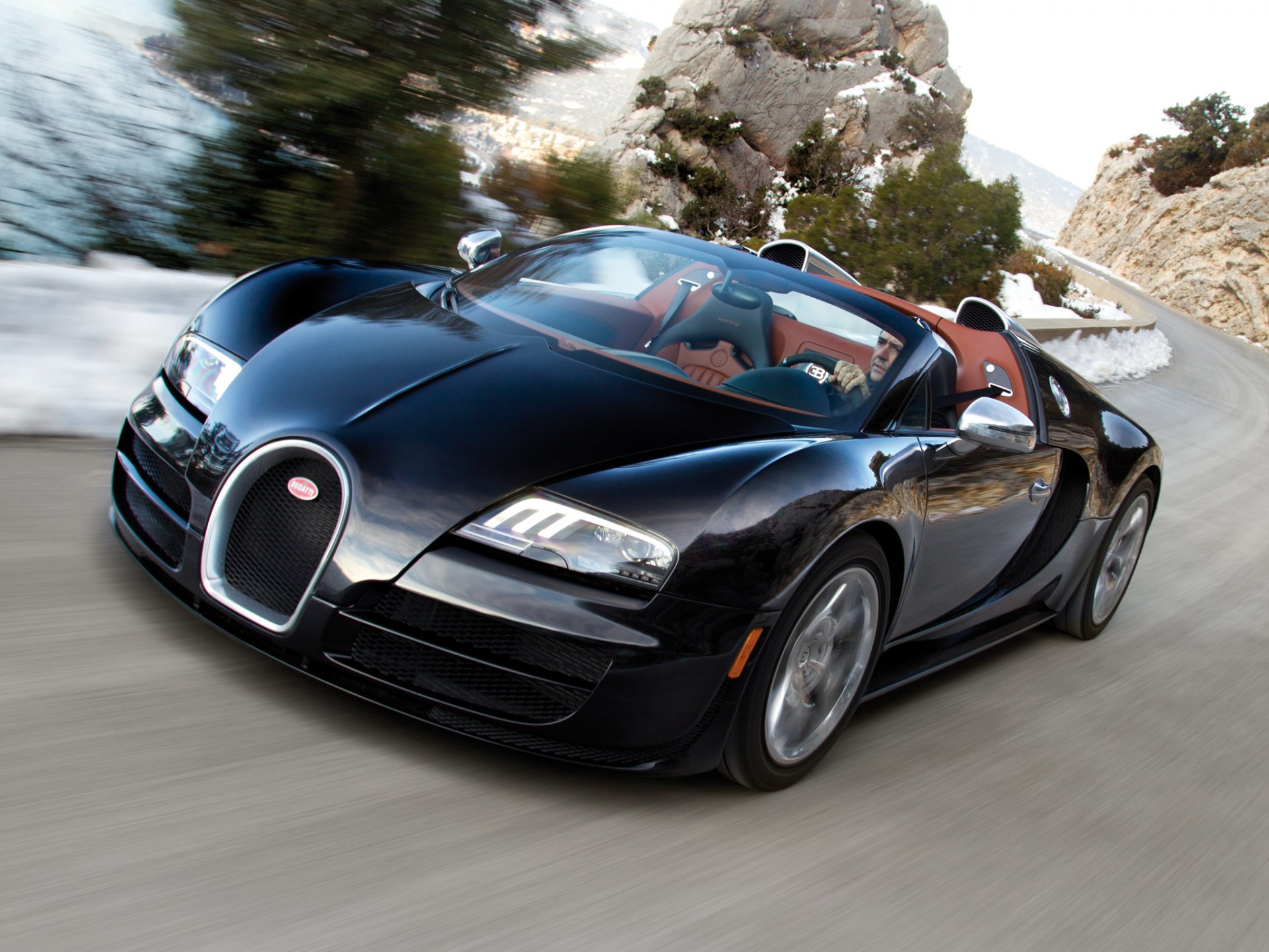 autos auto maschinen maschine bugatti veyron grand sport roadster vitess verkehr straße bugatti veyron grand sport usa-spec schwarz