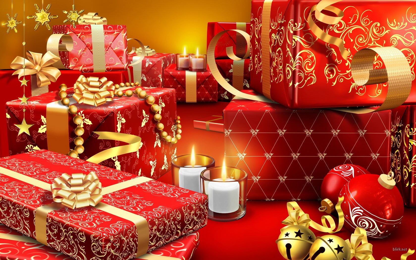 gifts bulbs candles holiday new year