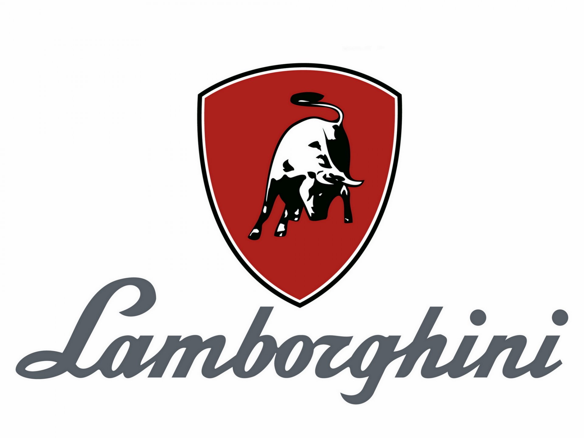 lamborghini loga tło byk