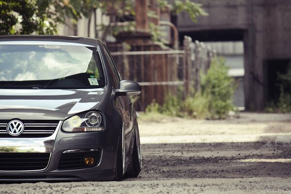 Tuned Volkswagen golf on a primer