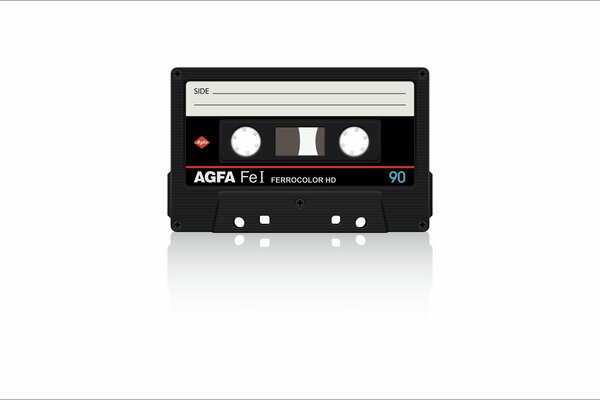 Retro is an audio cassette with music recorded on it