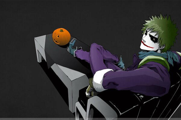 Ichigo Kurosaki con la sonrisa del Joker