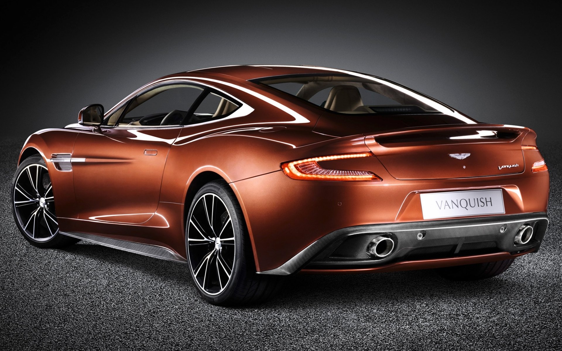 aston martin am 310 vanquish aston martin vanquish supercar rear view beautiful car background