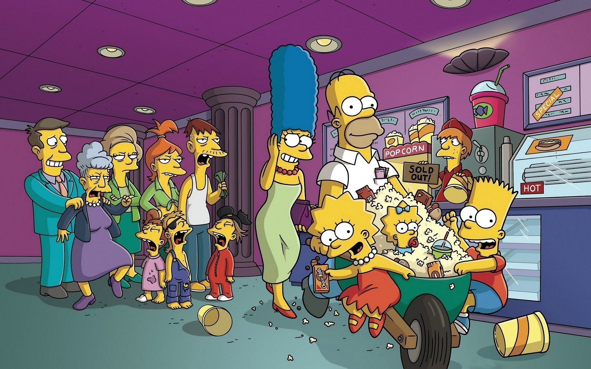 los simpson robo los simpson dibujos animados