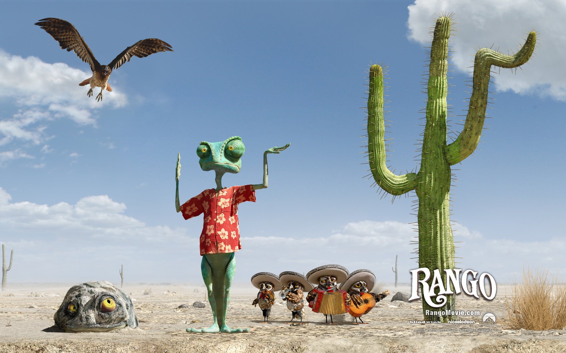 chameleon cartoon rango