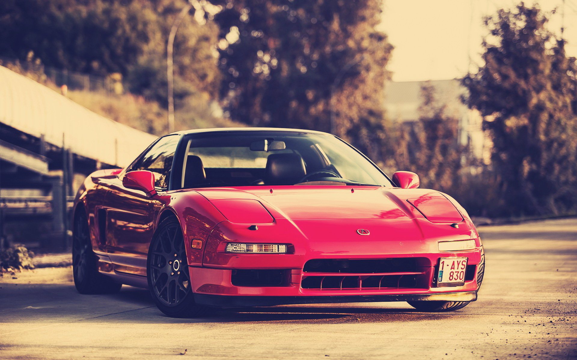 honda honda nsx acura red acura front