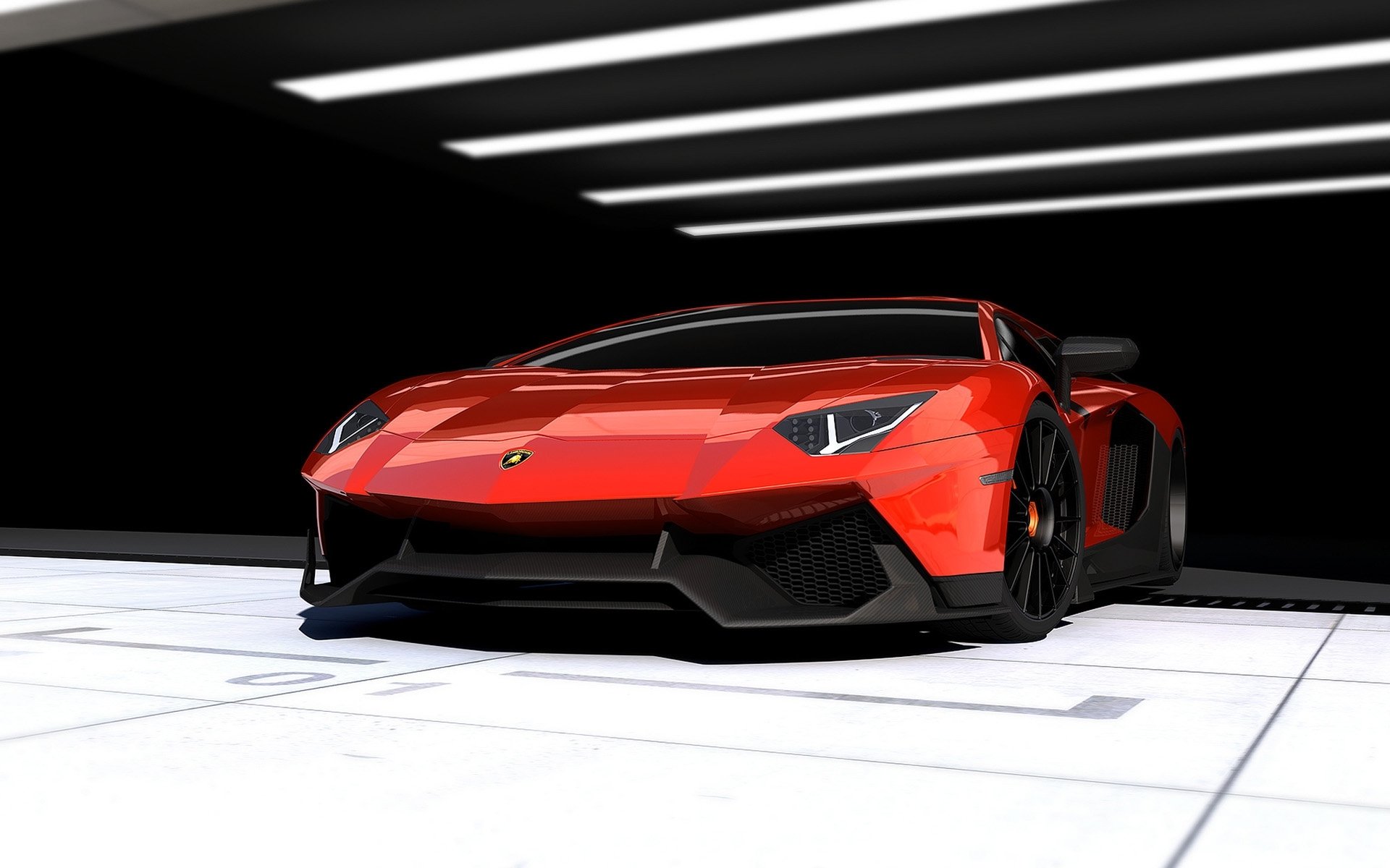 renm lamborghini aventador edición limitada corsa lamborghini aventador superdeportivo delantero rojo fondo