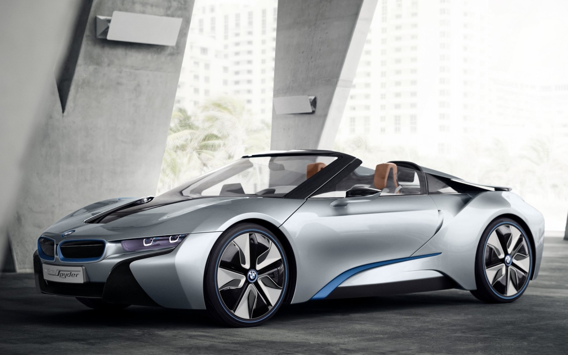 bmw i8 concept spyder bmw i8 concept spider supercar avant arbres maison