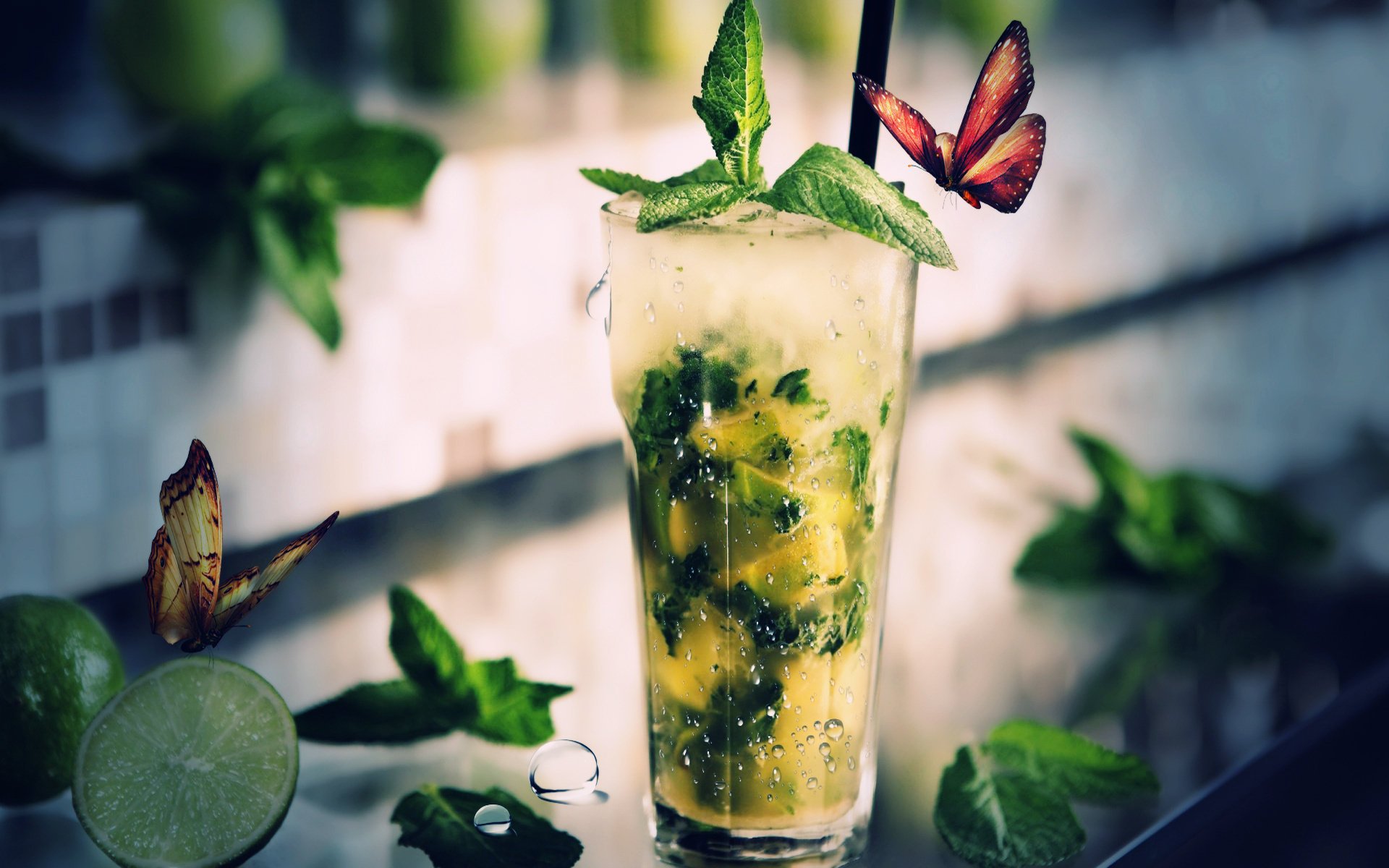 mojito papillon cocktail