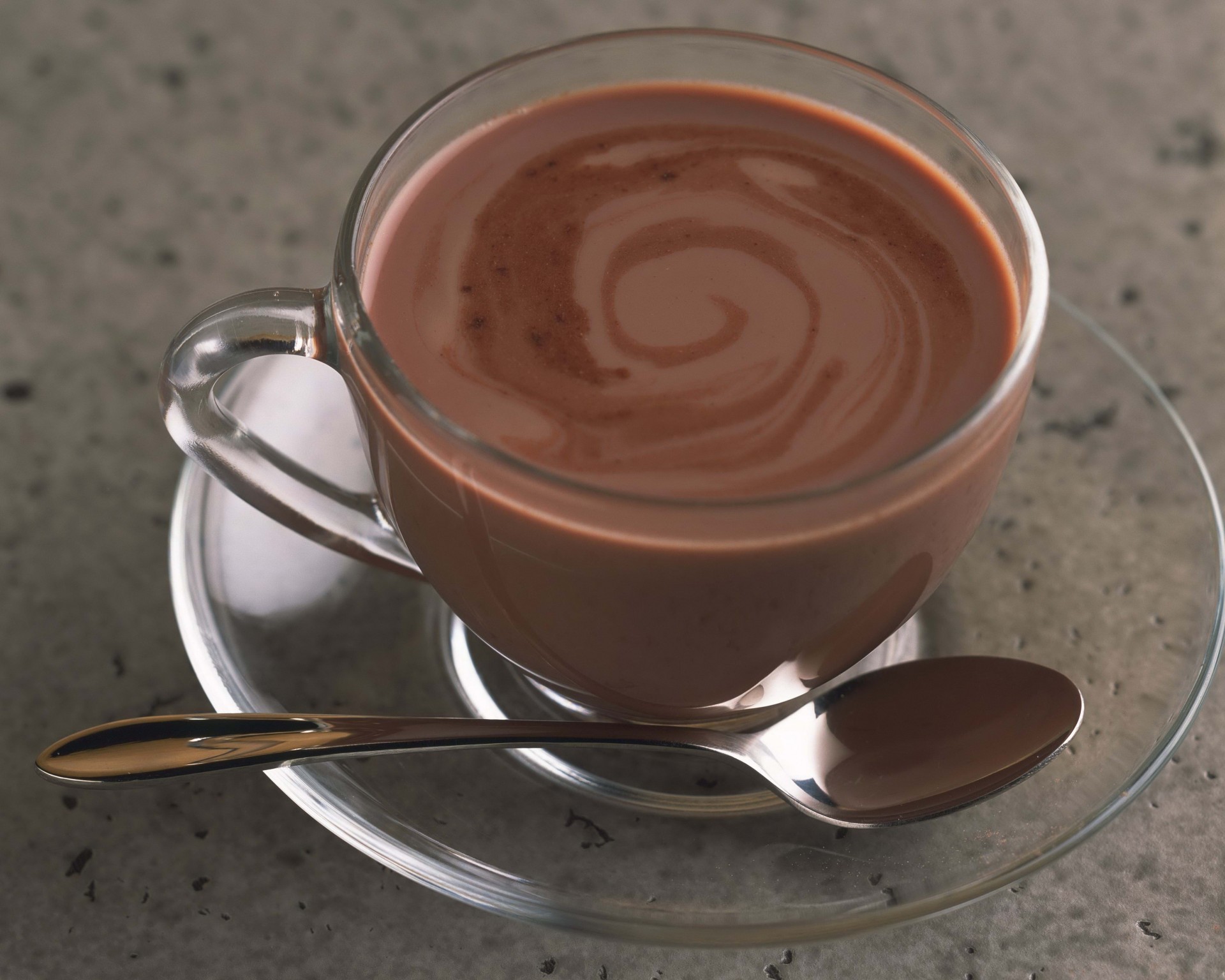 cacao verre soucoupe cuillère tasse