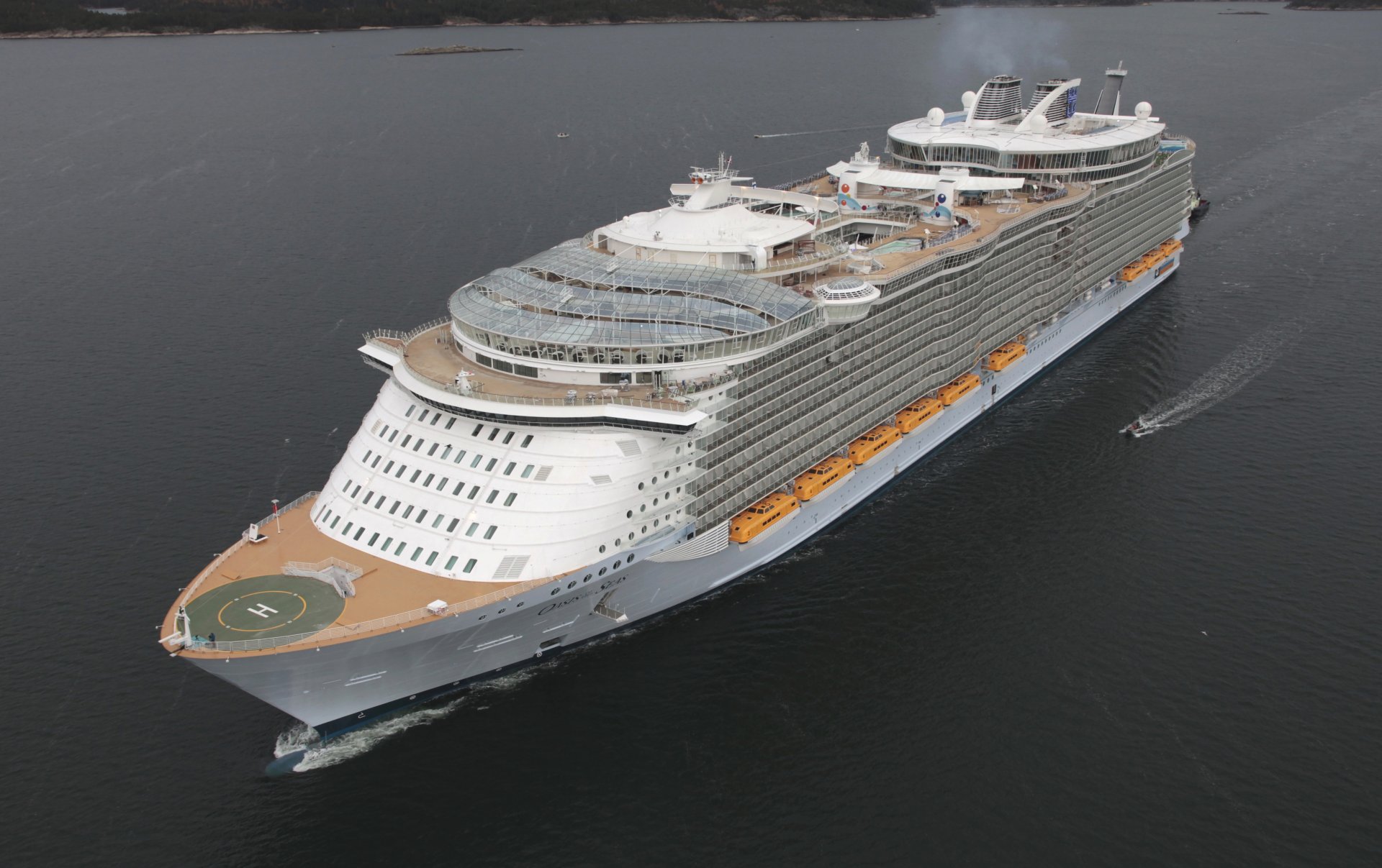 oase der meere schiff liner riesig weiß meer royal caribbean international