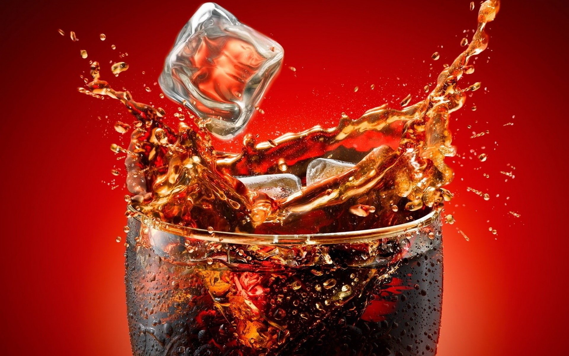 cola drink glass splash coca-cola squirt