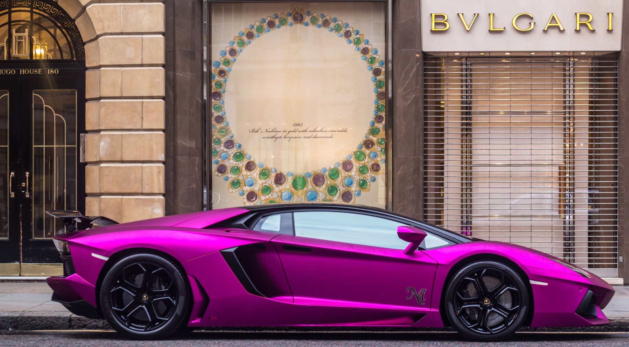 lamborghini aventador lp760-4 viola londra prestigiosa supercar auto sportiva lamborghini aventador