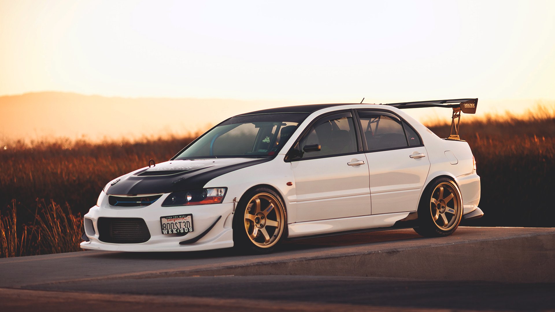 mitsubishi zawody evolution evo mitsubishi lancer evo sunset