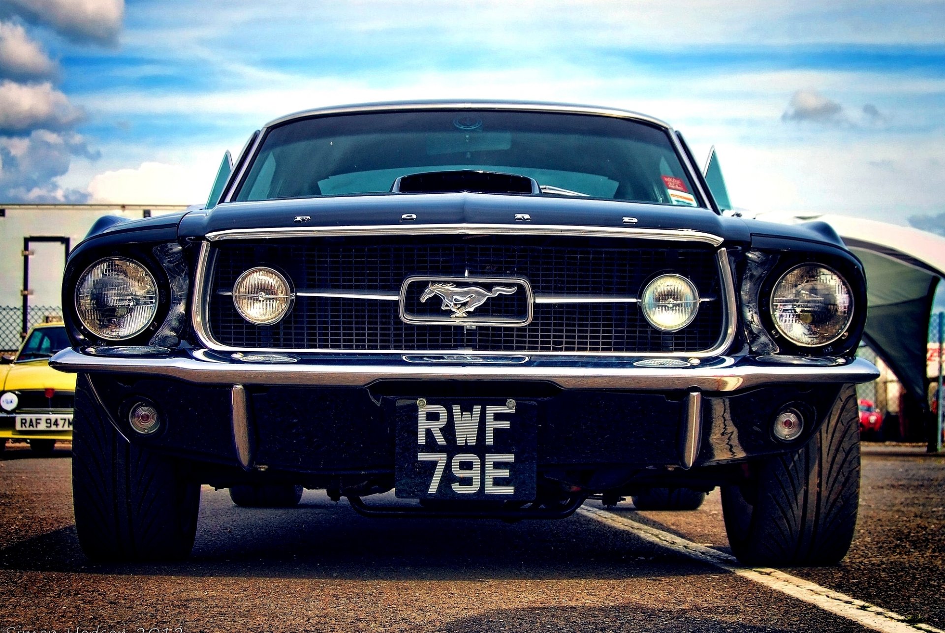 ford mustang car machine muscle classic