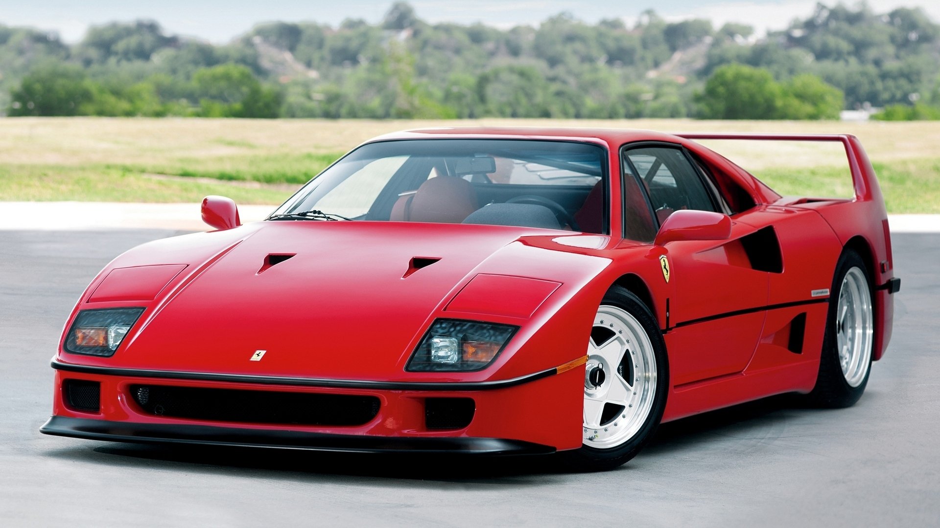 coche papel pintado rojo ferrari f40 ee.uu.-spec automotriz rojo ferrari f40