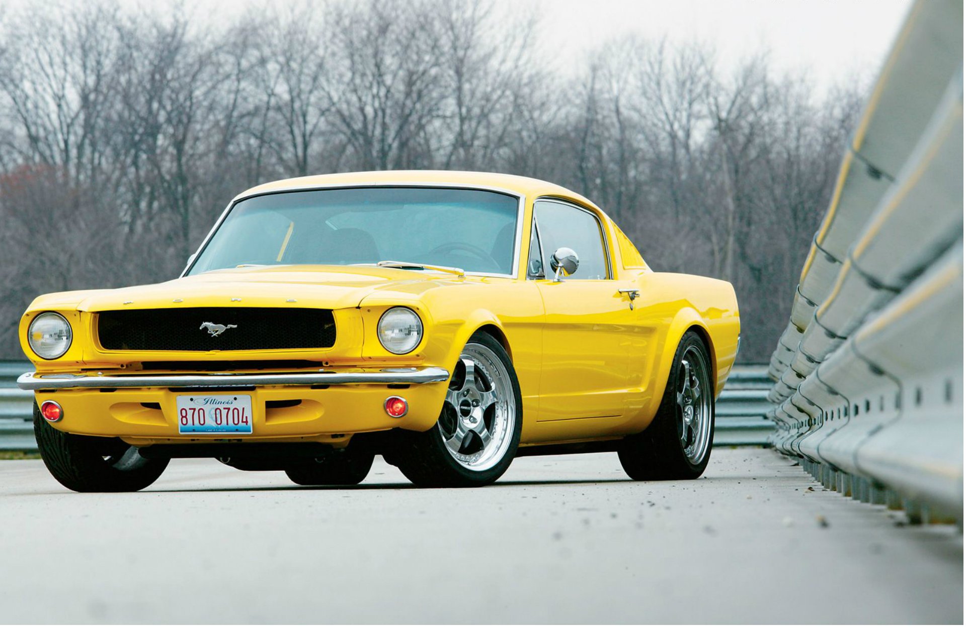 1965 ford mustang muscle car wallpaper