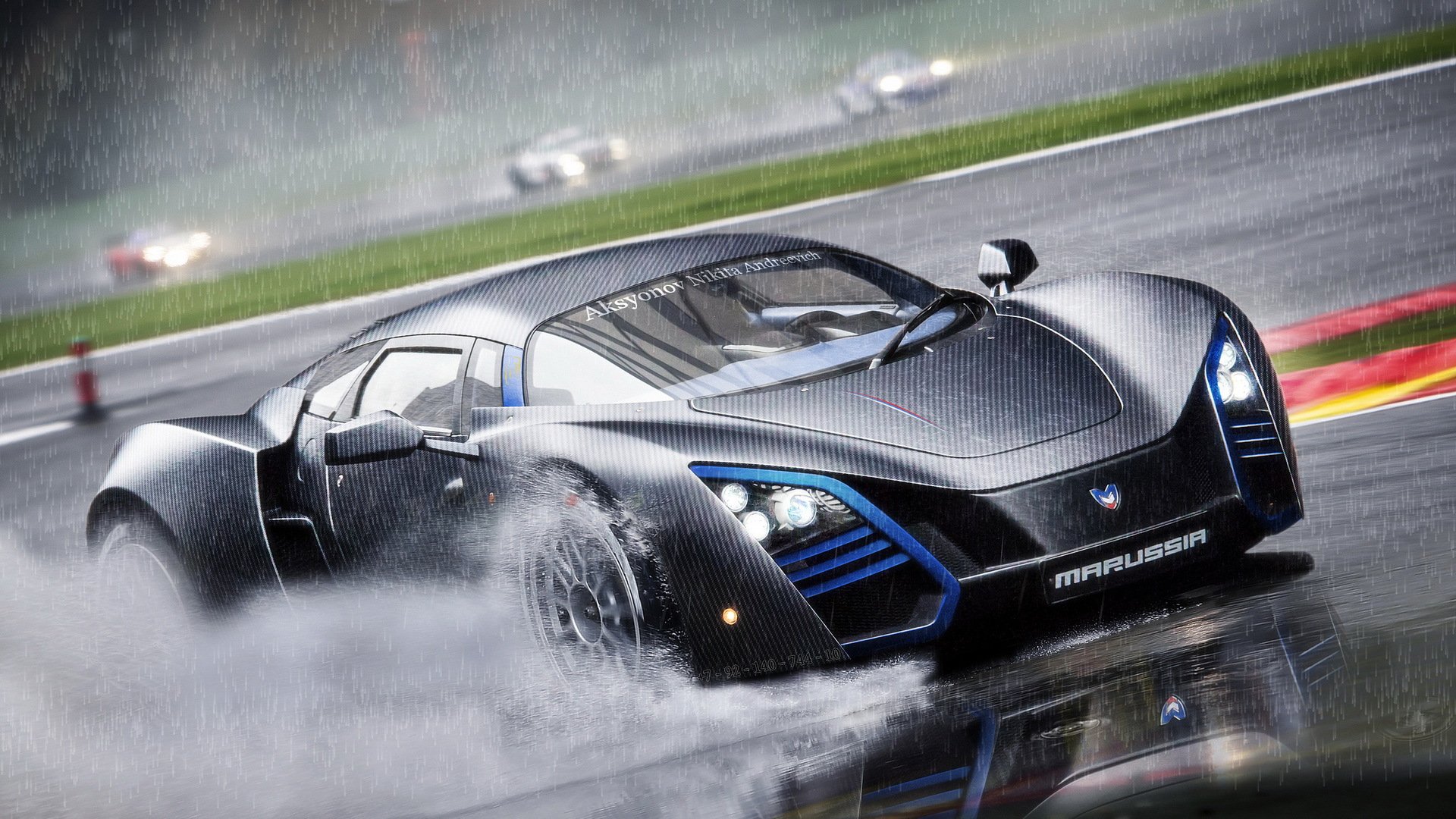 marussia b2 pluie marussia supercar