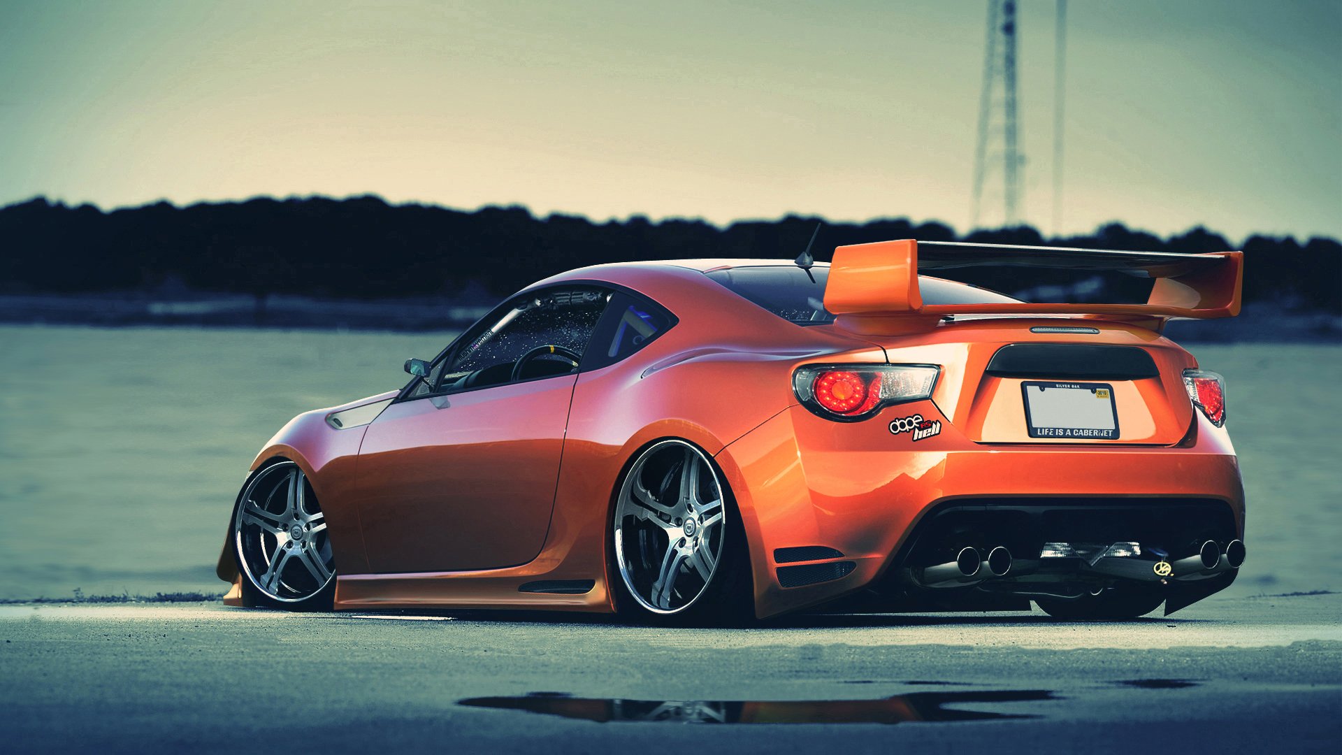 toyota gt86 naranja