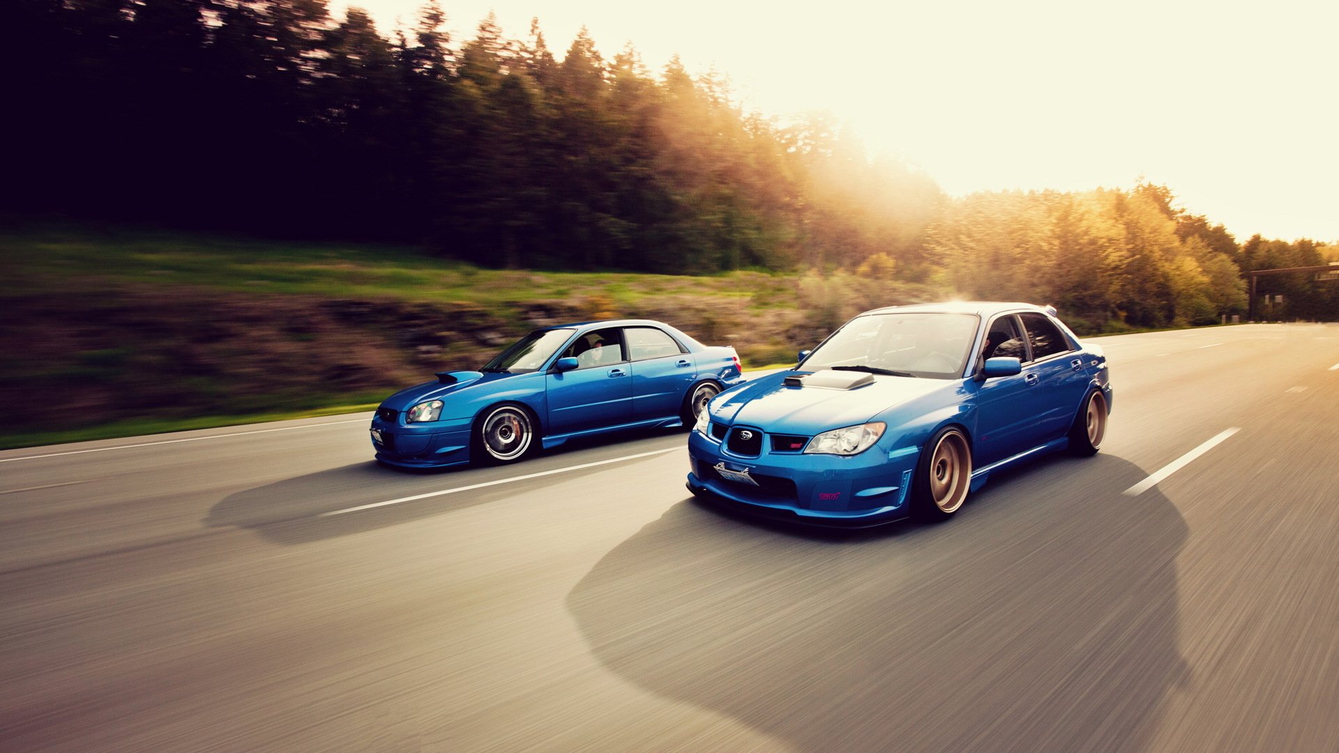 subaru subaru impreza tuning sti w ruchu