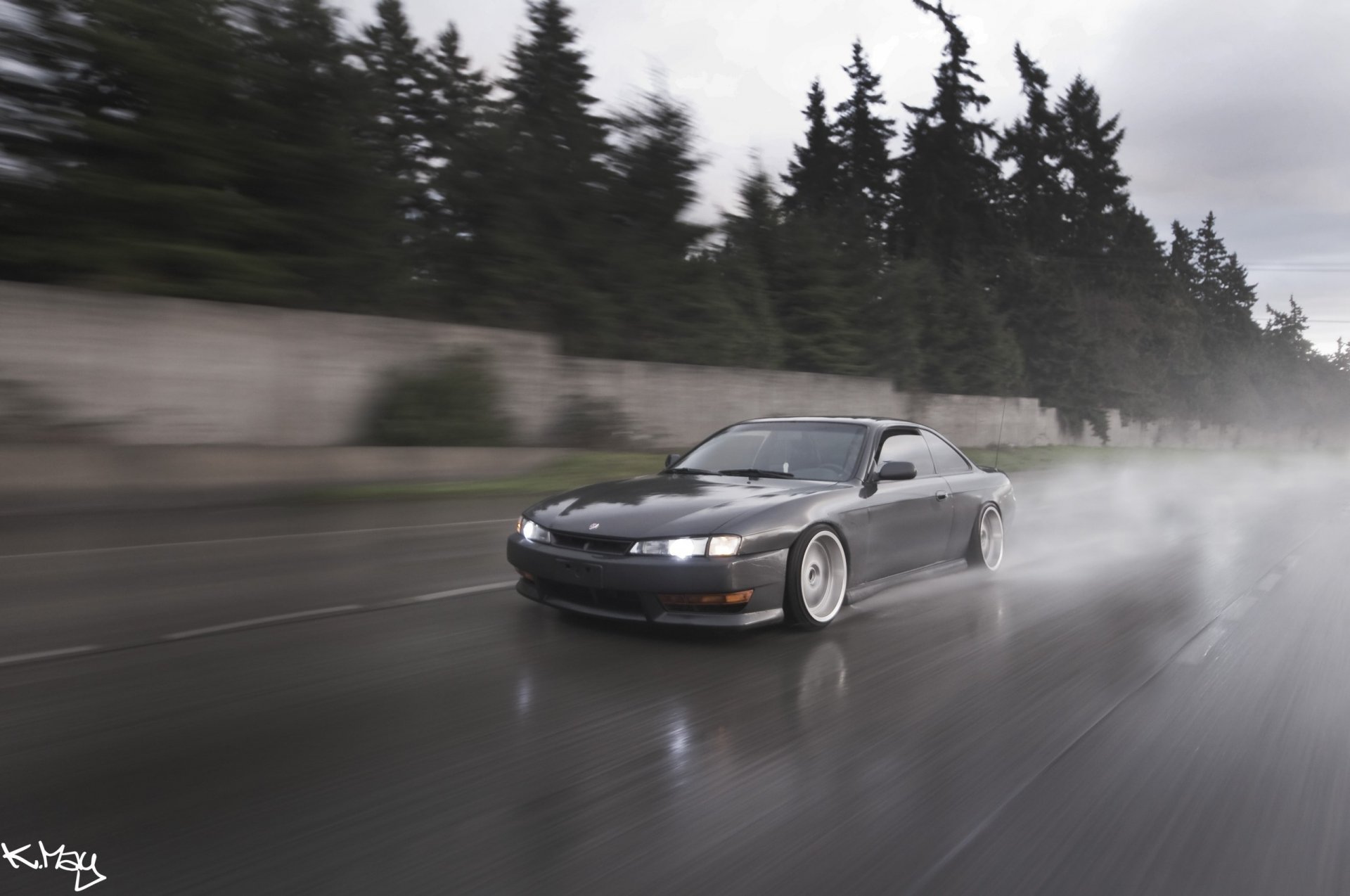 сильвия nissan silvia s14 ниссан сильвия дорога скорость