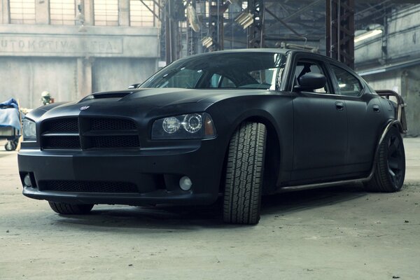 The charger is made in matte black , one of the elements in the movie fast and Furious 5