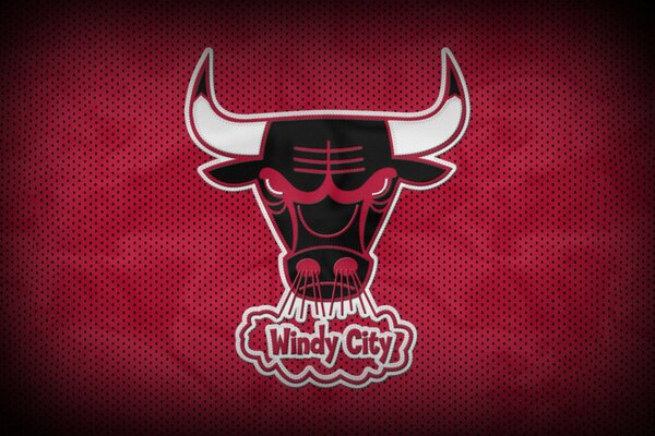 Logo Chicago Bulls z napisem Windy City