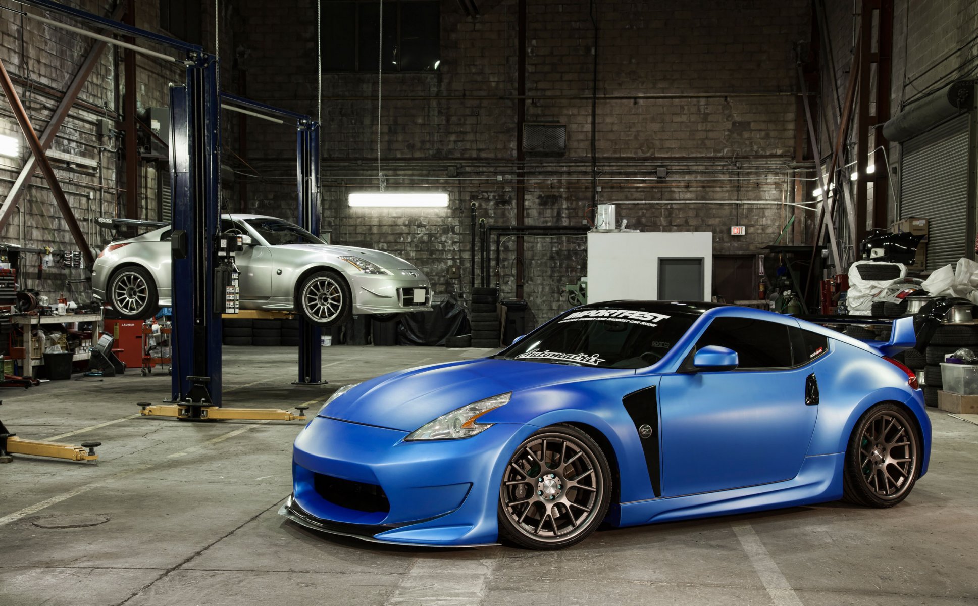 nissan 370z 350z car machinery tuning garage