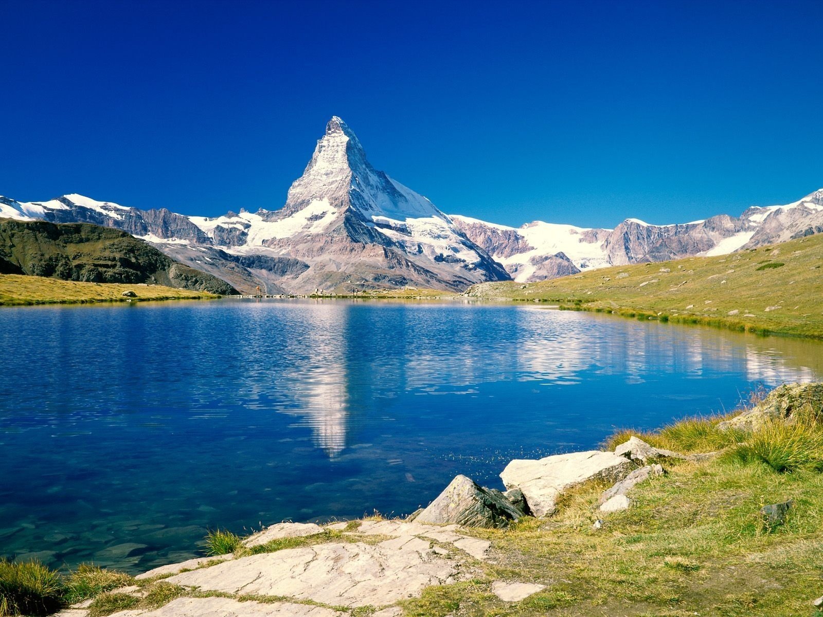 góra matterhorn szwajcaria włochy granica