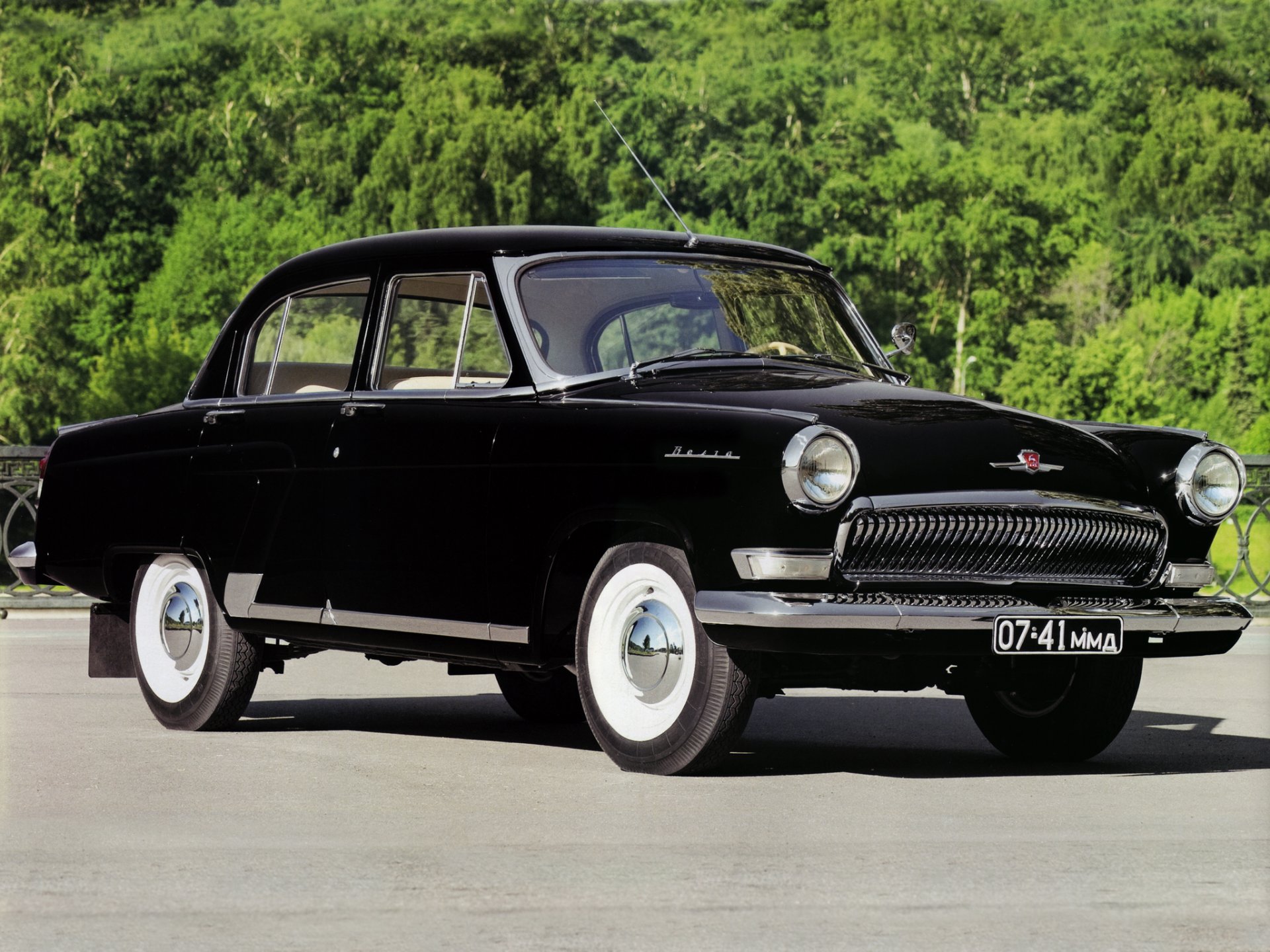 vehicles gas 23 volga black machine car wallpaper