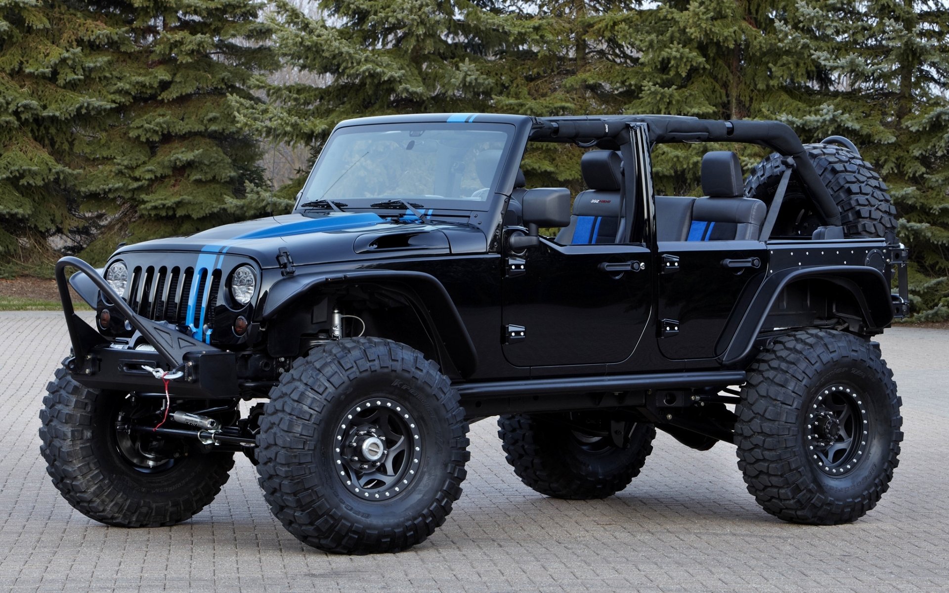 jeep wrangler apache concept rangler concept suv front end tree