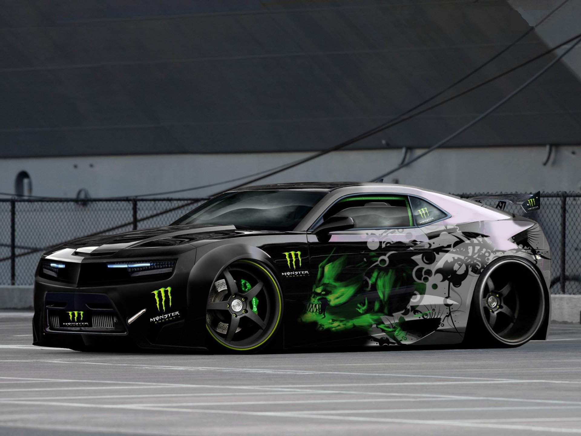 camaro monster energy