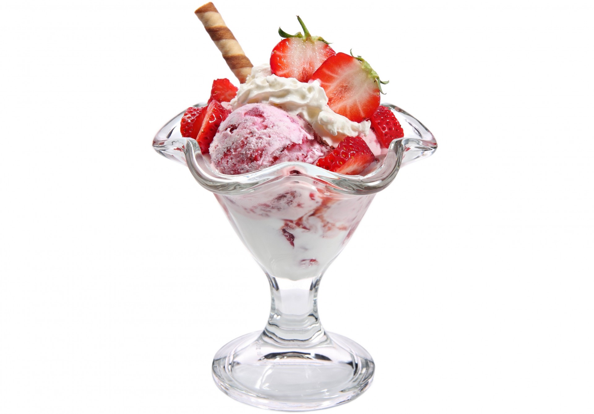 bacche fragole gelato