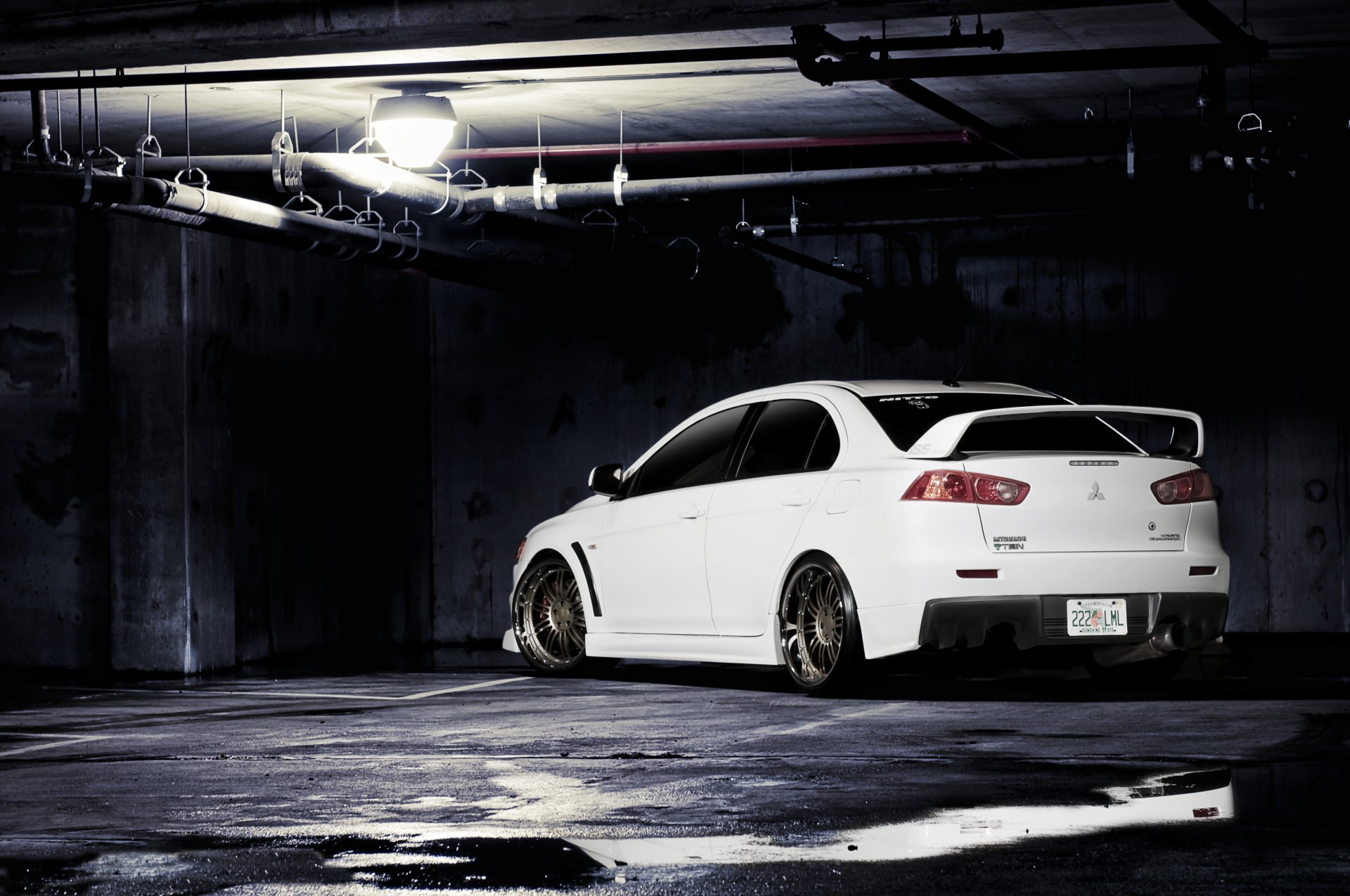 mitsubishi professione evoluzione thane bianco mitsubishi lancer evoluzione posteriore tuning lampada tubi