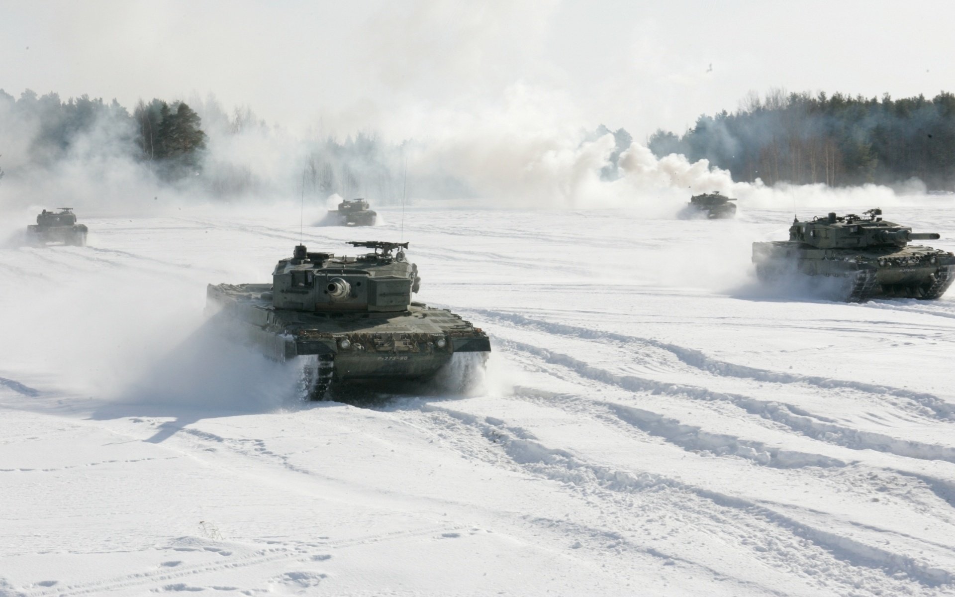 moke trees the battle snow tank