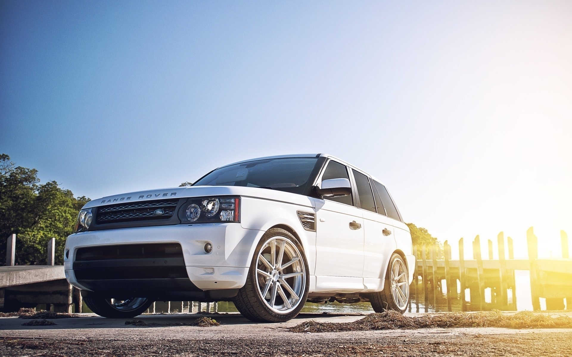 range rover land rover sport bianco land rover