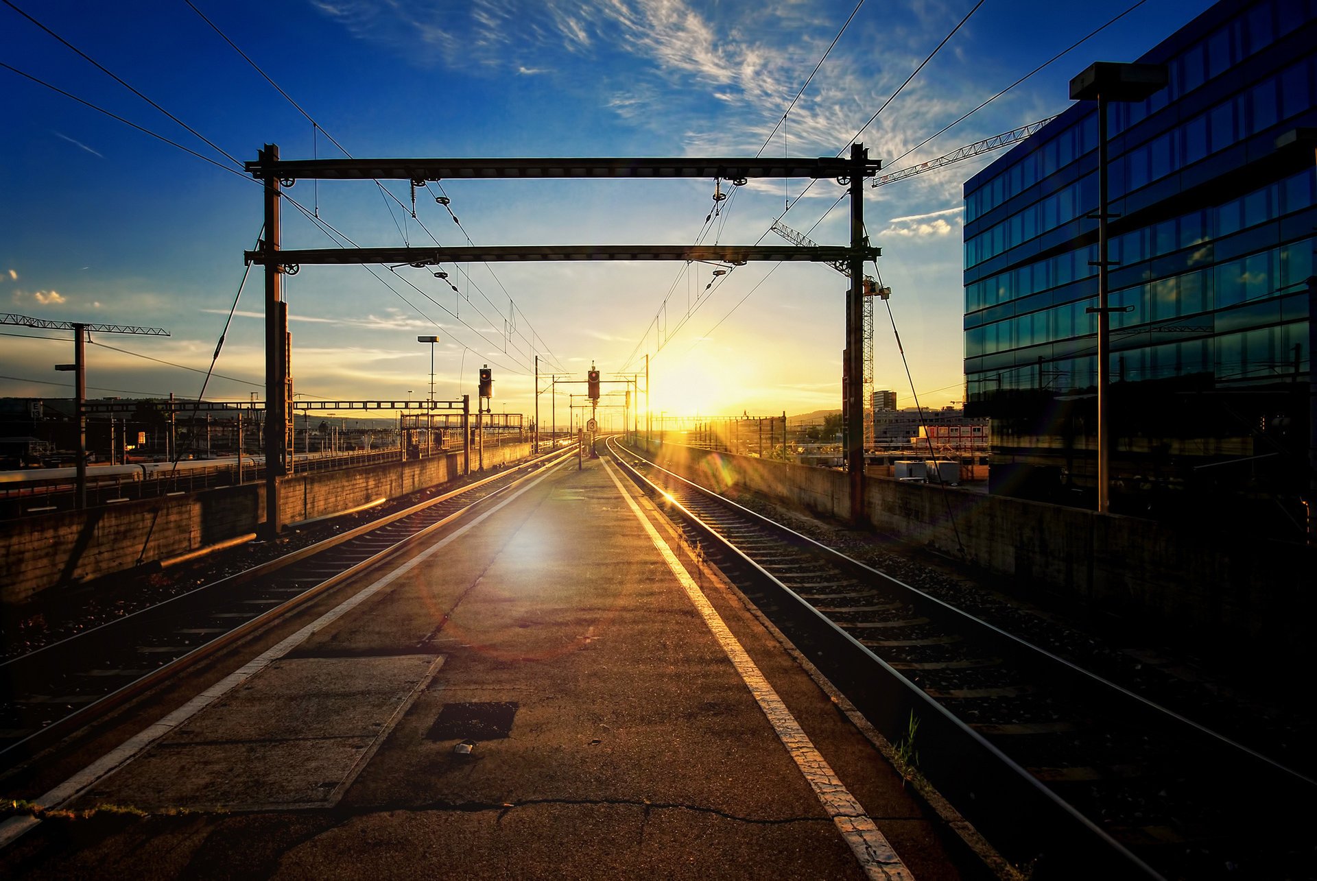 stazione blick città ferrovia