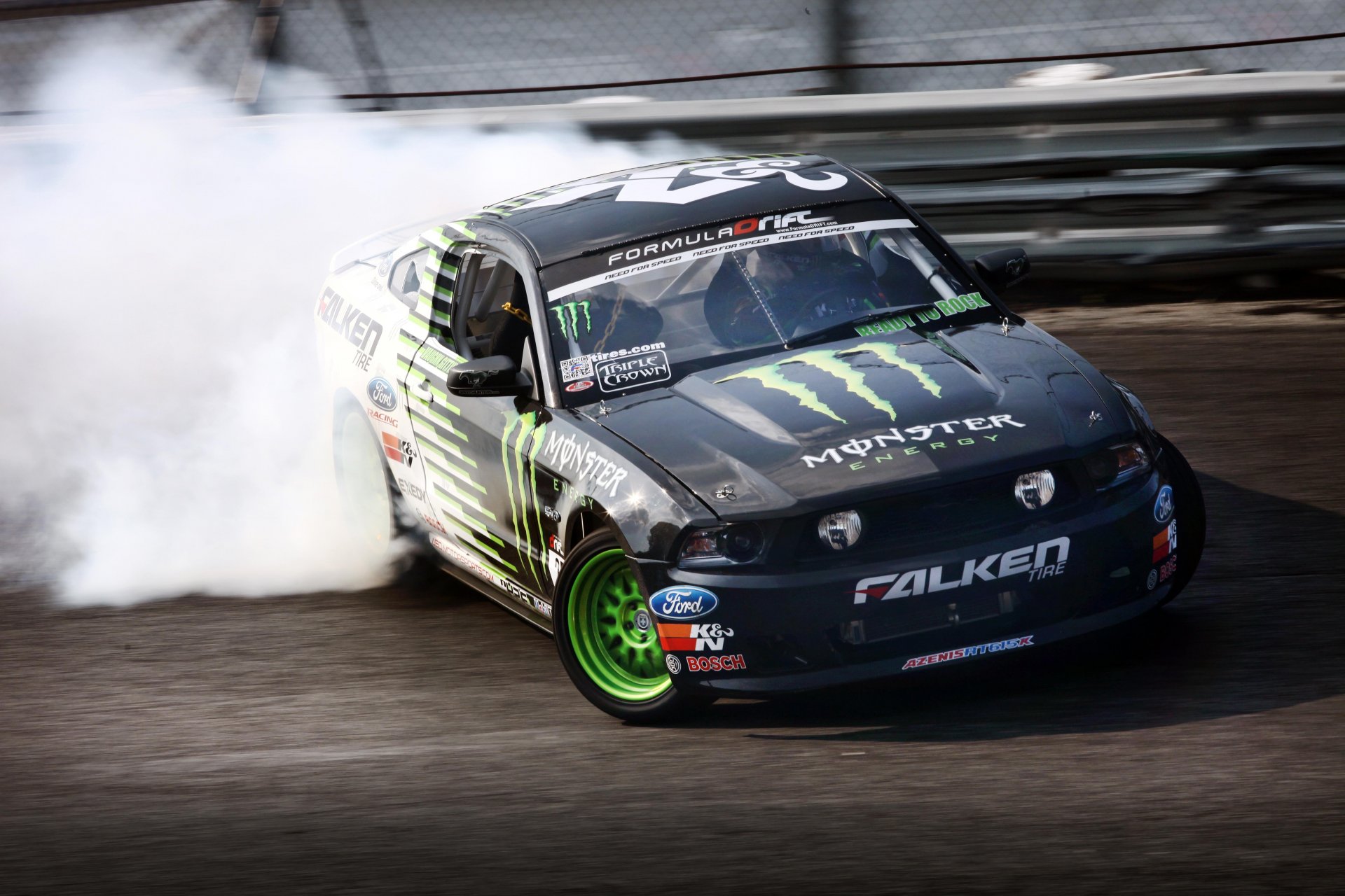 deriva ford mustang falken monster energy ford mustang deriva skid formula drift