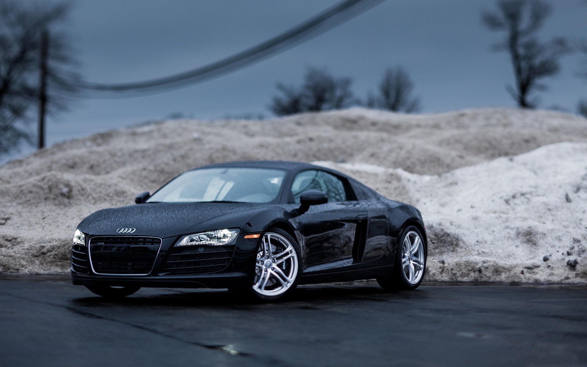 audi r8 roadster deszcz markiza audi r8