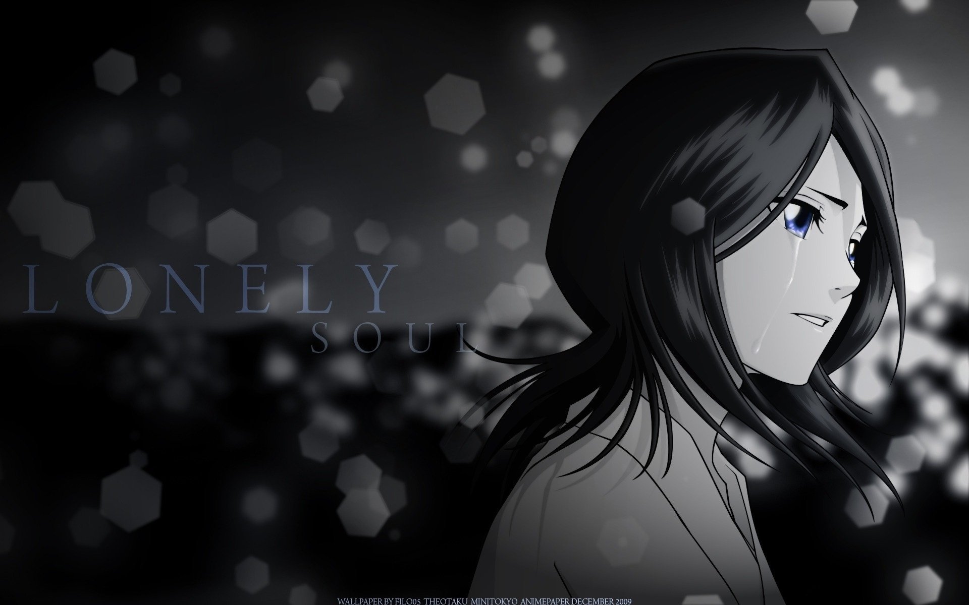 bleach lonely tears anime kuchiki rukia